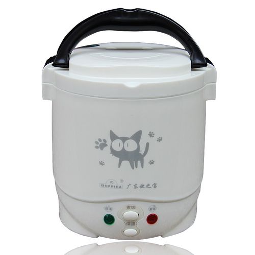 欧之宝车载电饭煲12v24v大货车220v家汽车用迷你1升热水器烧水壶