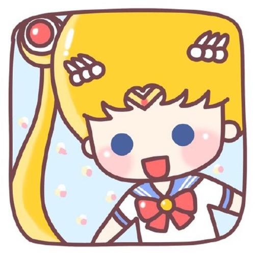卡通版的美少女战士动漫人物微信头像素材