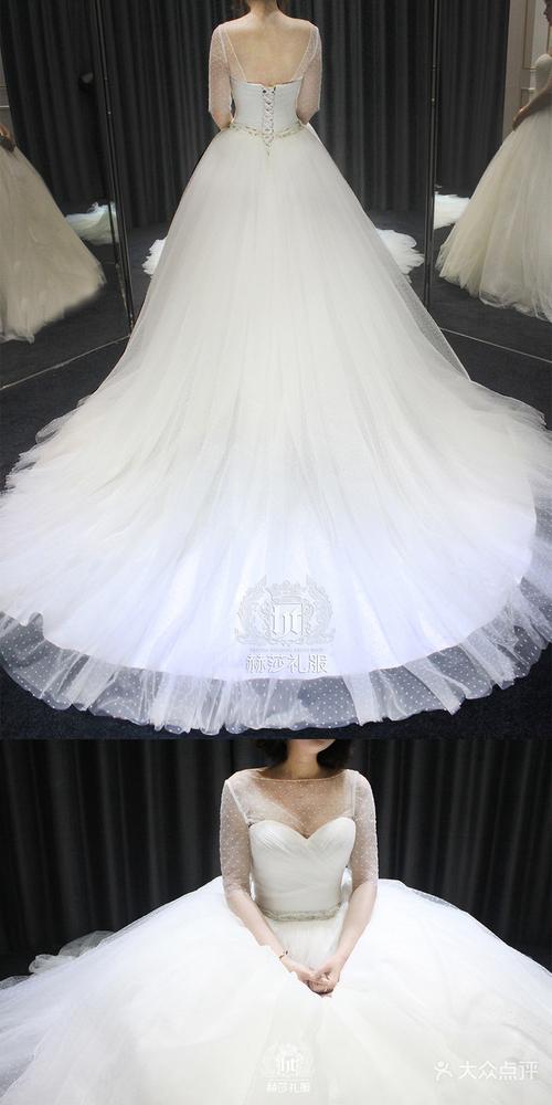 【水玉点点蓬蓬公主纱-结婚套餐】-赫莎婚纱礼服馆