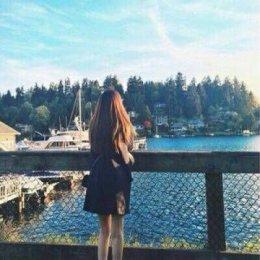 qq头像女生带霸气黑白背影头像