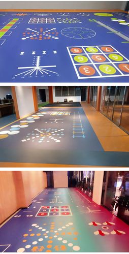 少儿定制地胶360私功能健身房体适能教区地胶垫pvc地板