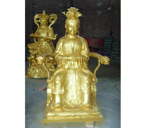 王母娘娘雕塑_铸铜王母娘娘(图片)