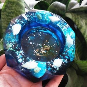 水晶滴胶成品夜光海洋烟灰缸手工diy男生老公生日礼物可定制包邮