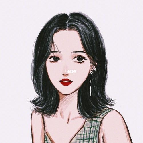 00今日份头像推荐|手绘气质女生头像_手绘_相册_手绘女生头像_素材