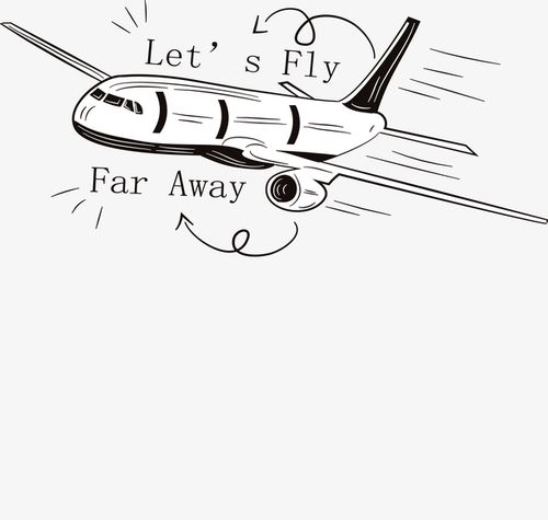 精美飞机插画设计