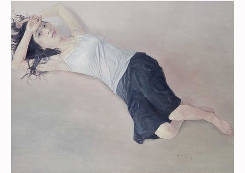 胡宗祥油画作品《她们》