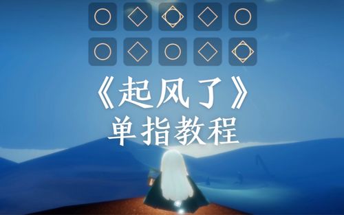 sky光遇起风了单指钢琴教程琴谱见评论