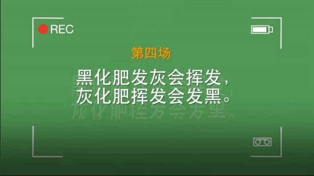 第四轮: 黑化肥发挥会挥发,黑化肥挥发会发黑.