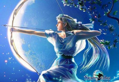 希腊神话中的满月女神(图片来源:搜狐网)