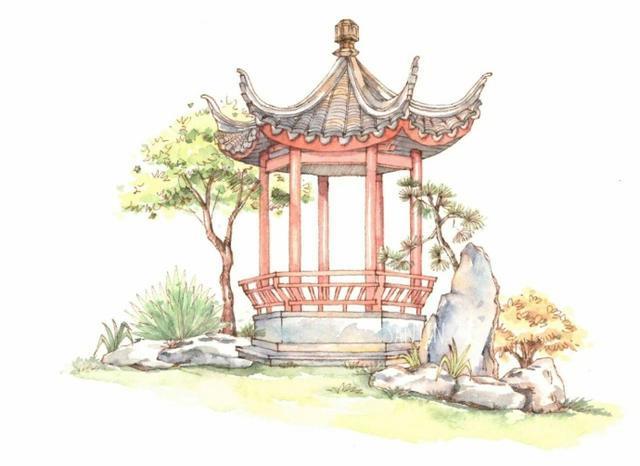 亭台楼阁的写生表达,有兴趣的小伙伴可以进来了解下