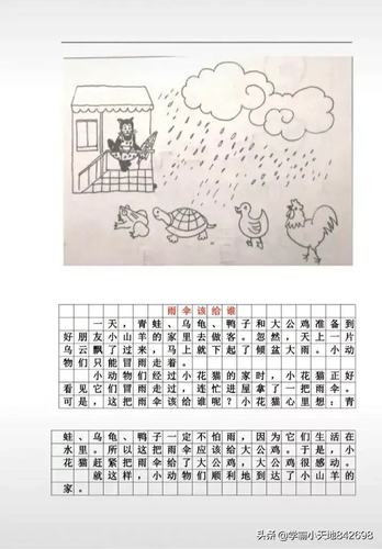 二年级语文看图写话专题格式*上册第三一八单元知识梳理含答案