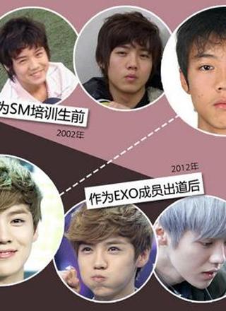 鹿晗整容前后照片对比