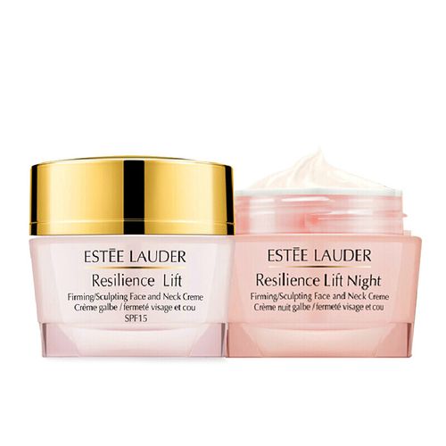 雅诗兰黛(estee lauder)弹性紧实面霜2件套(日霜50ml 晚霜50ml)紧肤淡