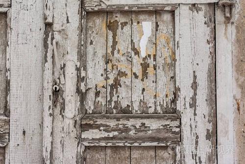 木门旧烂板破碎复古