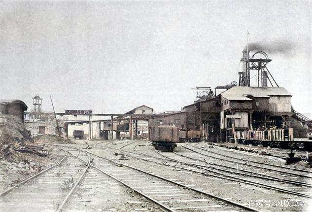 开平煤矿内纵横交错的轨道