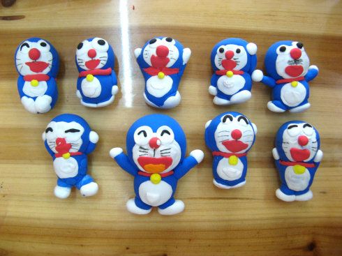 泥塑经典教程——哆啦a梦 好有爱!