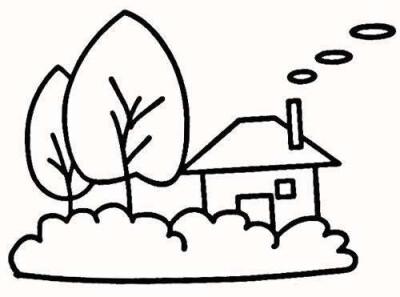 日出风景画儿童山水风景简笔画 第1页秋天风景画简笔画彩色 第2页