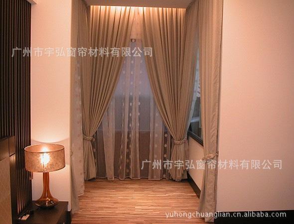 窗帘厂批发高档布帘 手拉帘 适用于家庭,办公室,五星酒店西餐厅