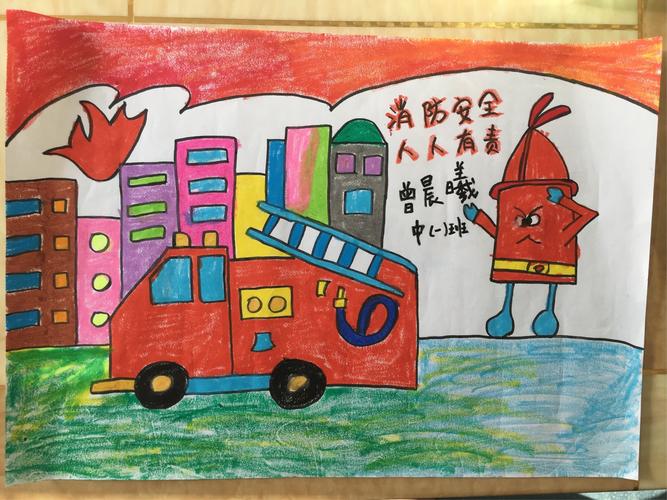亲子手抄报——消防安全