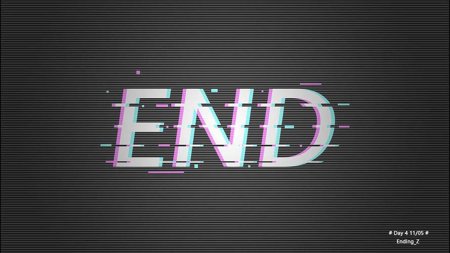 故障效果|平面|字体/字形|ending_z - 原创作品