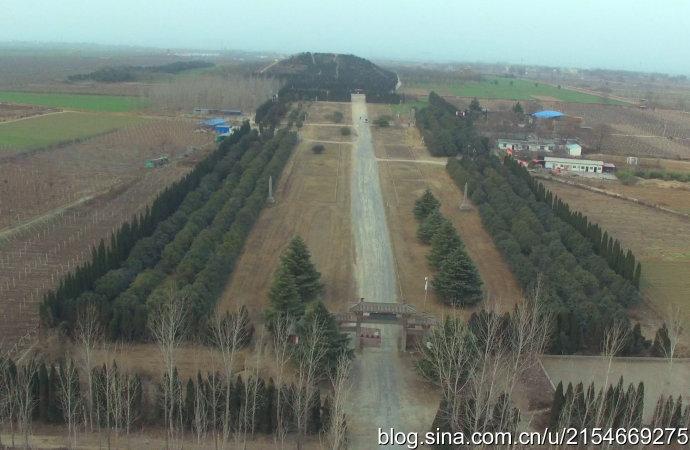 航拍唐恭陵:孝敬皇帝李弘的墓葬