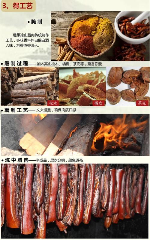 大凉山特产老腊肉四川老腊肉精品腊肉五花肉500克产地