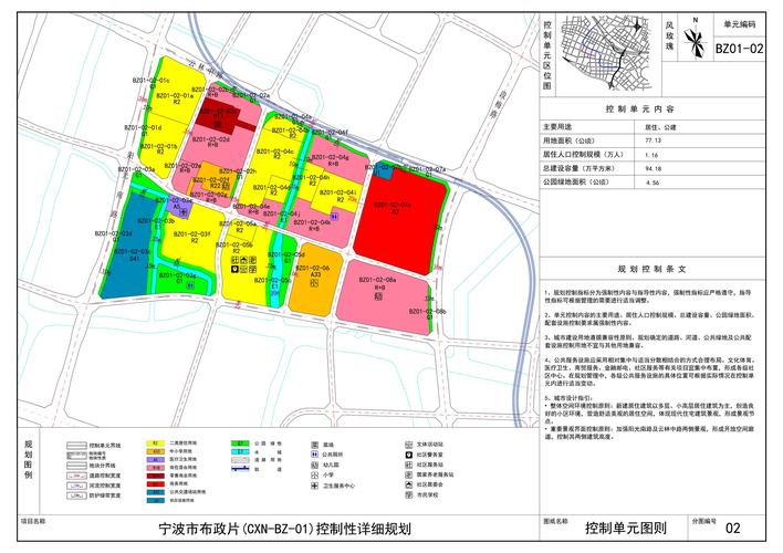 宁波市布政片cxnbz01控制性详细规划批后公布