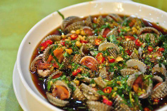 中国- 潮汕 潮菜 "生腌血蚌"