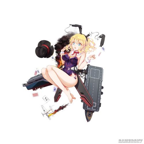 0改造舰船高清立绘及大破立绘_普林斯顿改