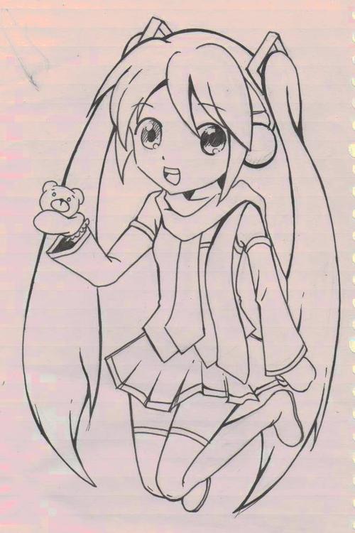 q版人物卡通图片之q版人物图片女生可爱简笔画