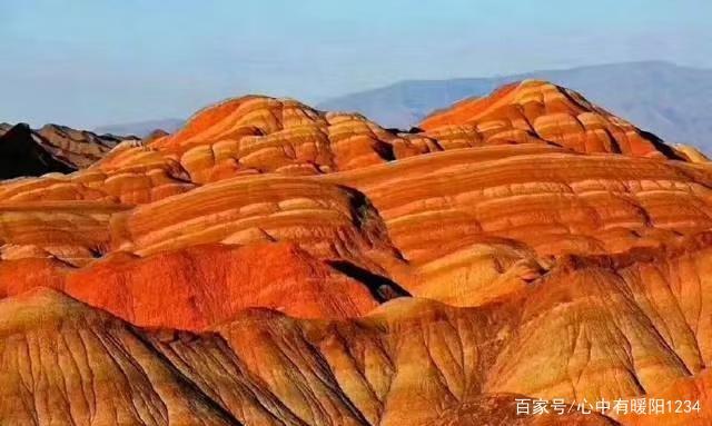 张掖彩虹山原始地貌