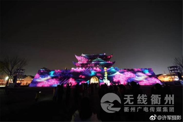 今晚,水亭门"迎新春·灯光秀"测试,动图带你抢先看