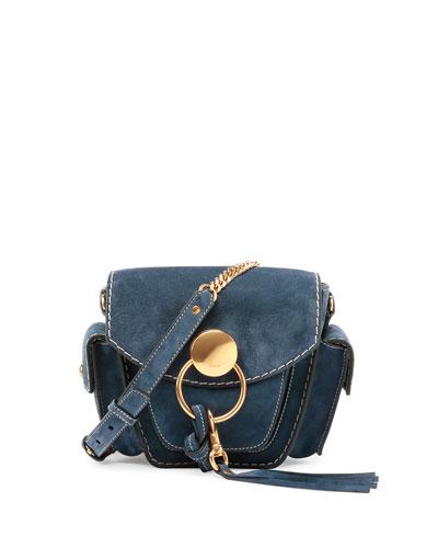 热乎乎的2016春夏t台款 chloe jodie 圆环麂皮单肩包接受预定 $1890