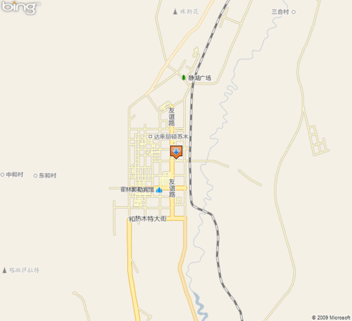 通辽市霍林郭勒市地图