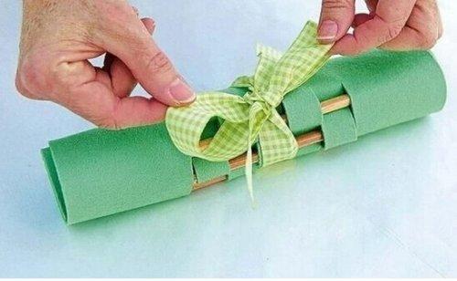 简单漂亮的笔袋儿童手工制作方法_简单漂亮的笔袋diy制作教程图解