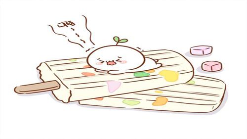可爱长草颜团子桌面壁纸.