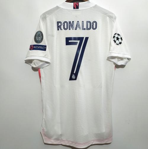 欧冠版2021皇马球衣主客场阿扎尔皇家马德里定制足球队服短款套装