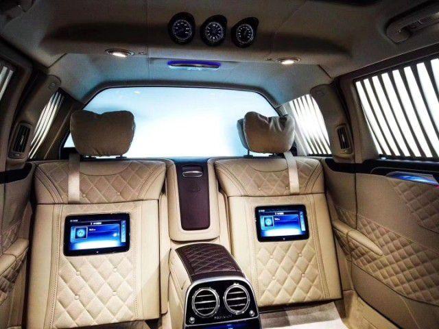 全球顶级座驾之一 迈巴赫s680普尔曼|座椅|内饰|轿车