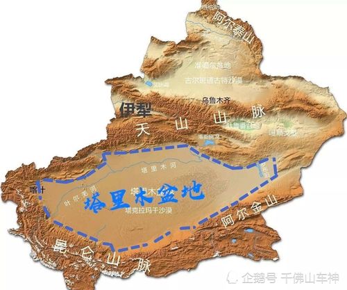 (塔里木盆地地图)