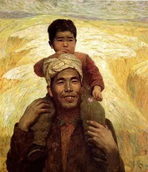 名画中的父亲,献给那个支撑你一生的男人!