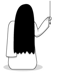 萌萌的贞子-微信表情包