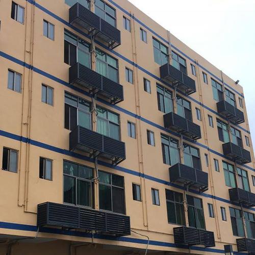 西安铝合金空调罩 塑料空调外机罩