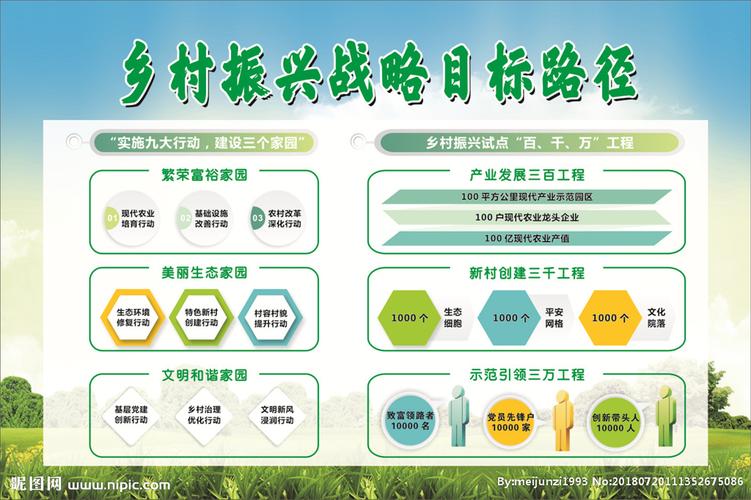 乡村振兴战略目标路径图片